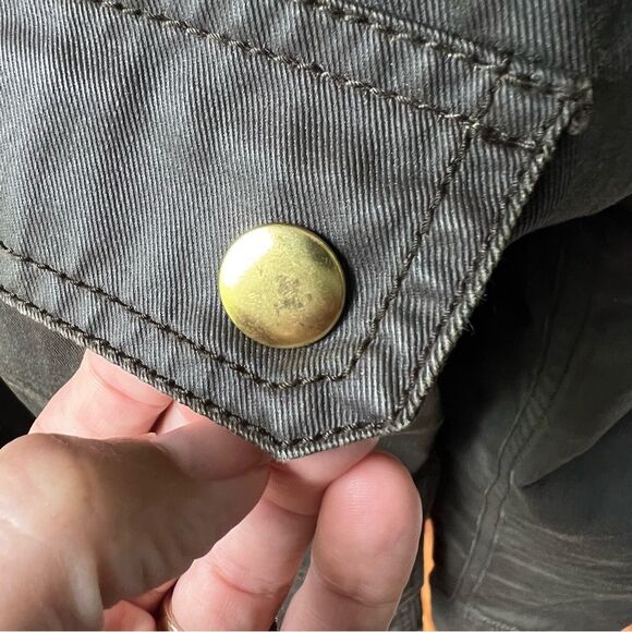 J. Crew Utility Olive Downtown Field Jacket Size Small - Picture 5 of 8